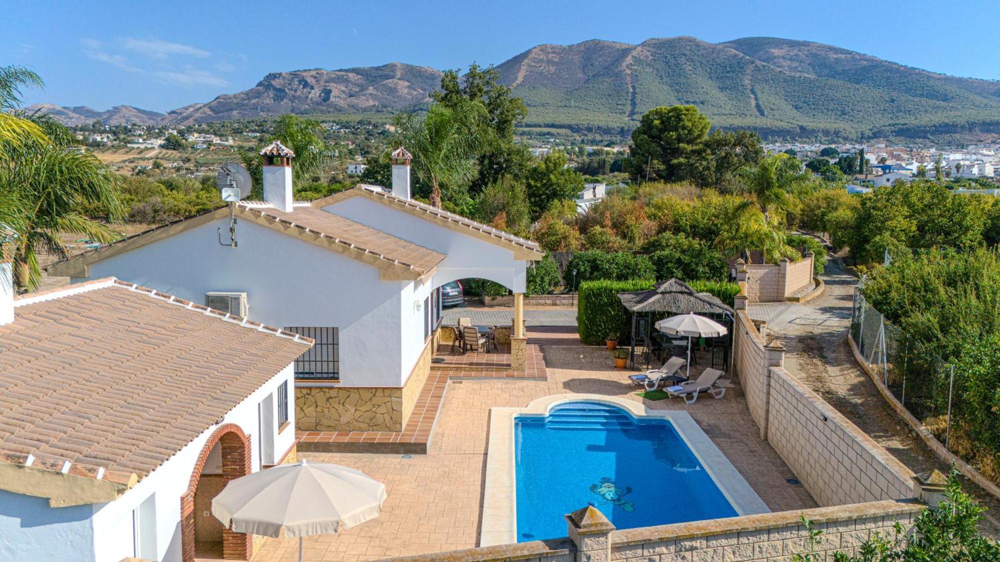 Casa Rural Tipica Andaluza, Wifi,Piscina, Barbacoa, Aire Acondicionado, 5Min Centros Alhaurín el Grande Exterior photo